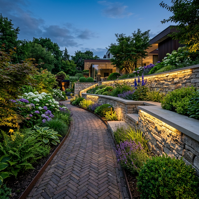 Brick Retaining Wall